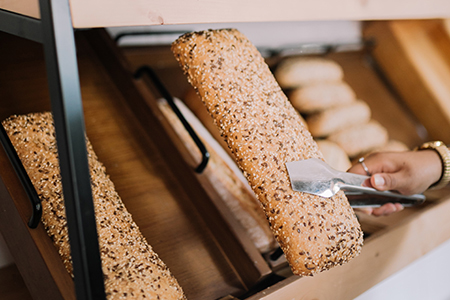 Freshly baked bread and pastries