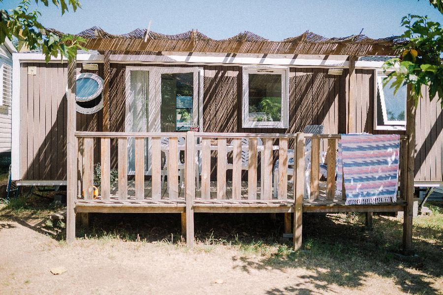 Exterior view of the 3 bedroom mobile Home Ocean on the Costa Brava