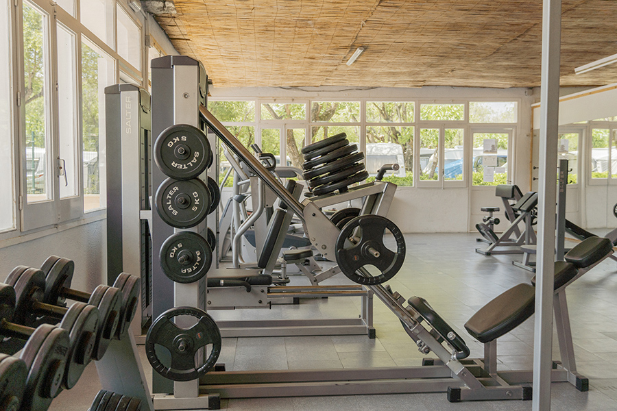 Sala de Fitness Gymnasio y máquinas de musculación