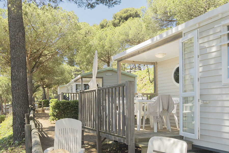 Mistral mobile home: Terrace. Camping Cala Gogo