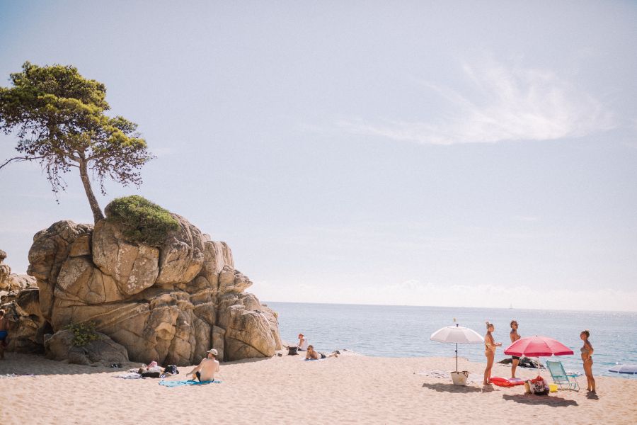 Camping Senia Cala Gogo Camping on the beach