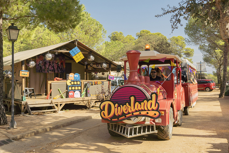 Tren del festival Diverland.