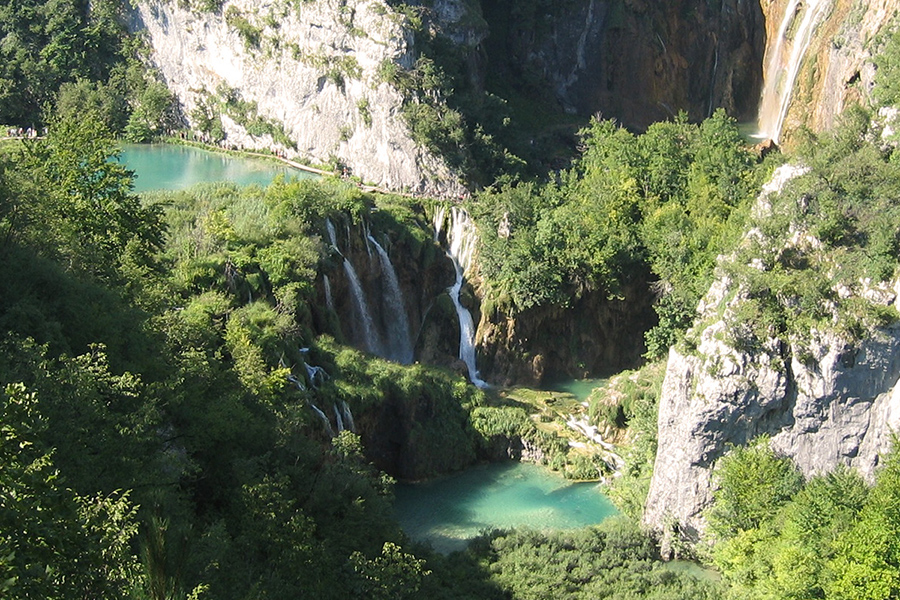 waterfalls lakes Plitvice Croatia