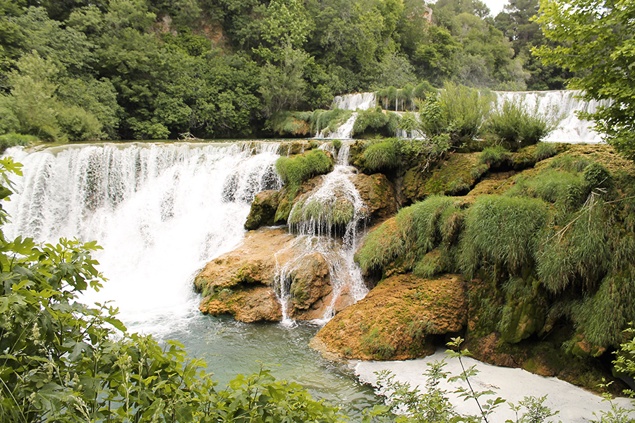 Plitvice National Park waterfall