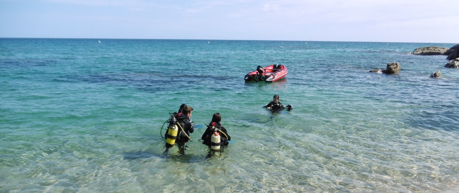 Senia Cala Canyelles camping lloc per bussejar i fer snorkel