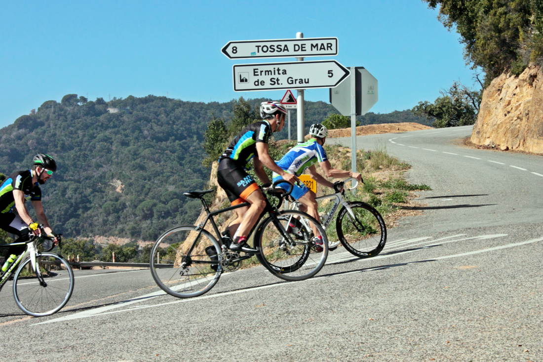 With the Bike on the Costa Brava