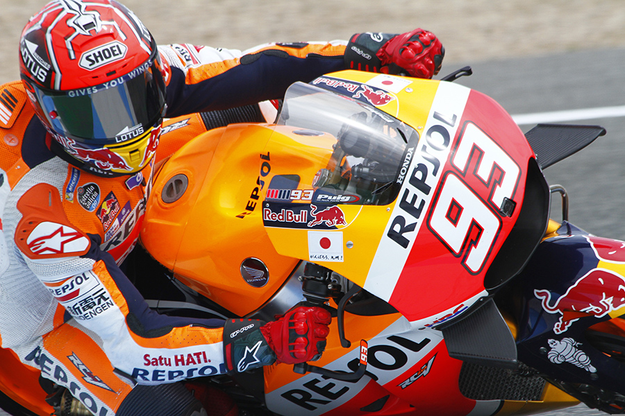 Marc Marquez and his Repsol Honda