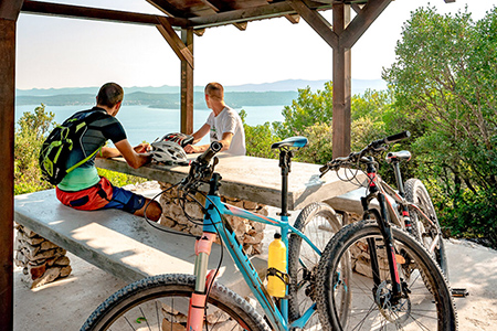 Biking in Ugljan