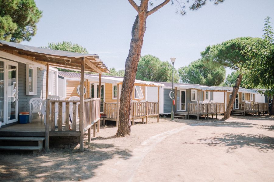 Exterior view of the 3 bedroom mobile Home Ocean on the Costa Brava