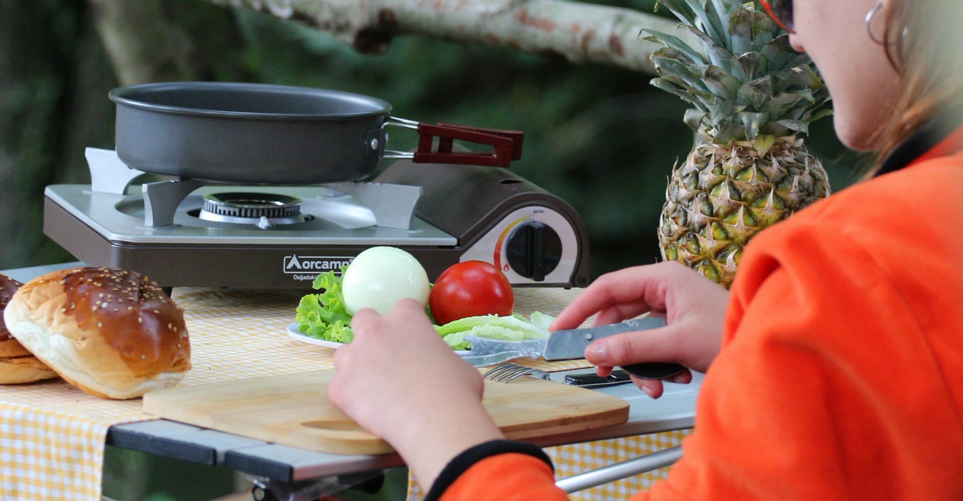 Cooking in a van