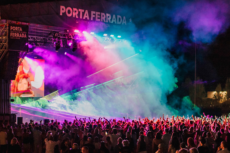 Escena del festival Porta Ferrada en 2017.