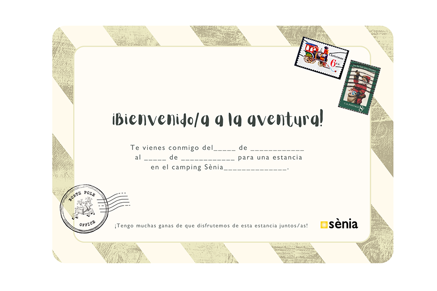 template for a senia trip gift card